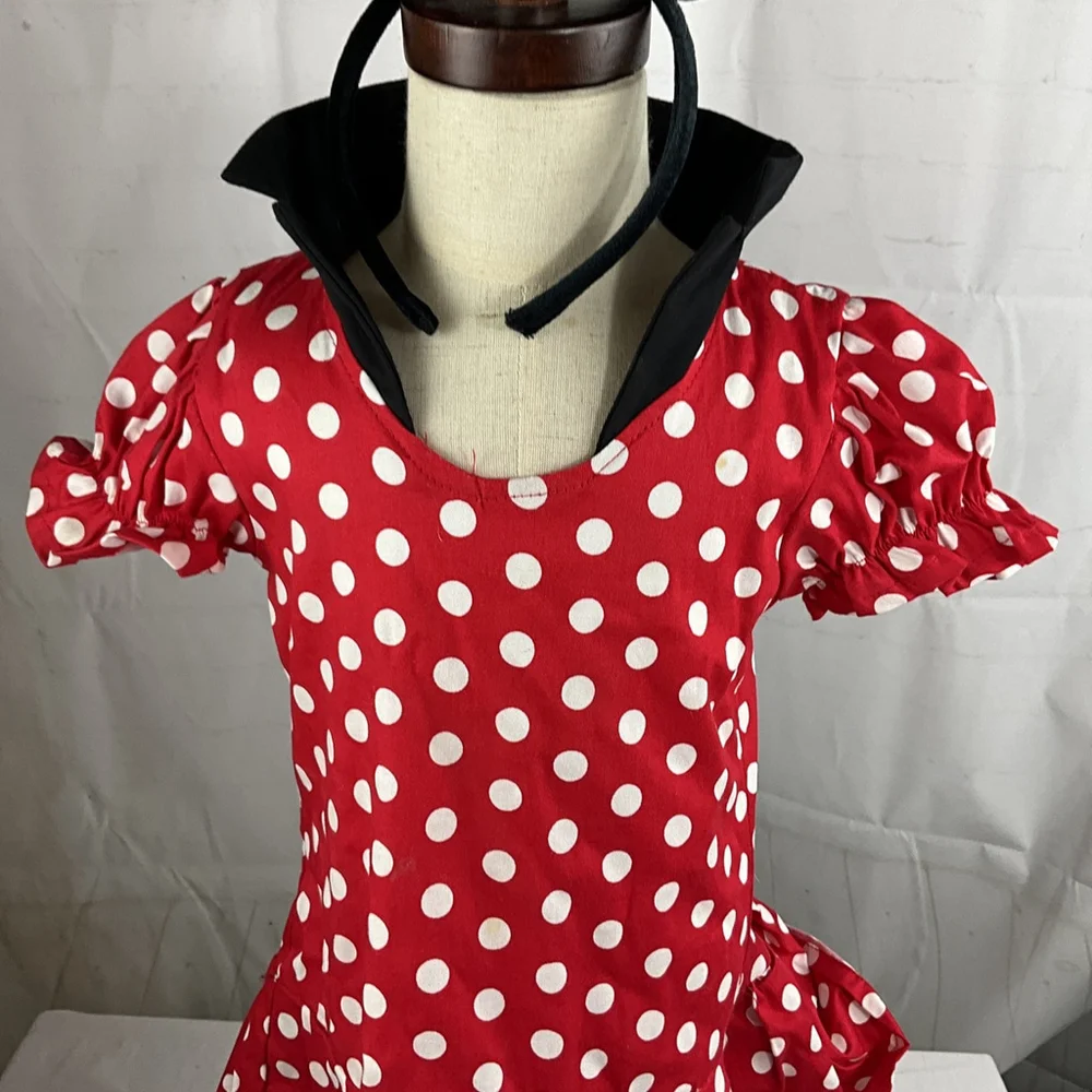 Girls Jerry Beck Minnie Mouse Costume With Ears